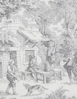 TOILE DE JOUY harmaa