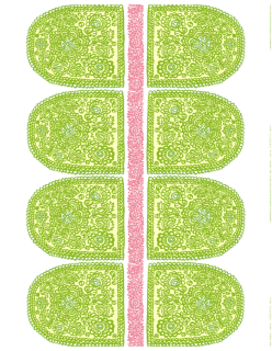 SATULA - puuvillakangas vihreä