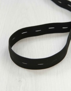 REIKÄKUMINAUHA 18mm musta