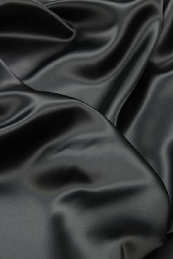 OSLO -satiini tummaharmaa