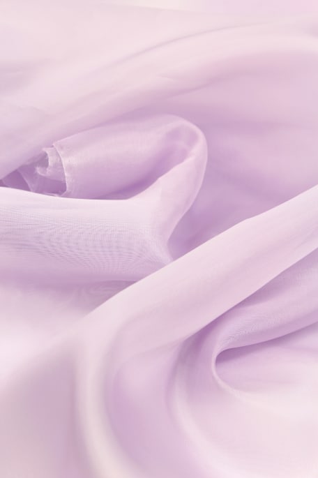 DULCINEA-silkkiorganza vaalealila