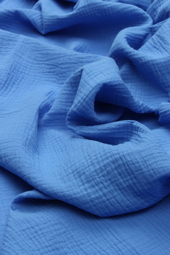 TUULI -double gauze sininen