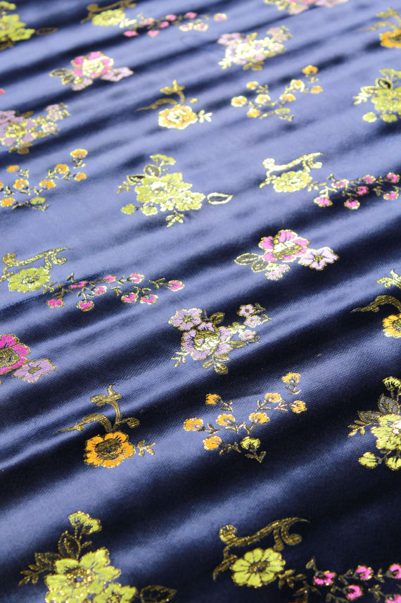 TING - kimonosatiini tummansininen