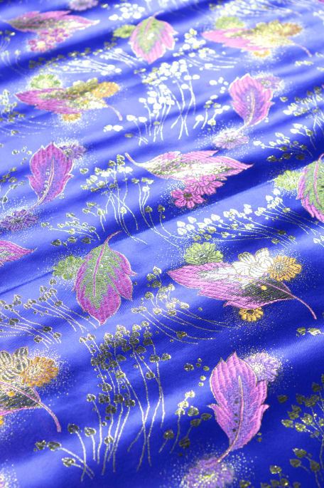 SPRING - kimonosatiini sininen