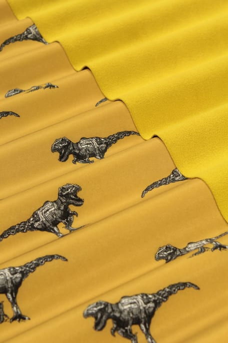 ROBOTTI DINO -softshell tummakeltainen