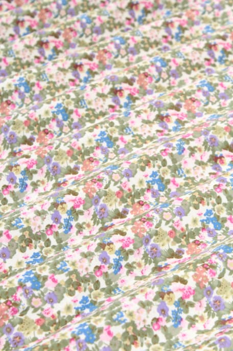 FLOWER double gauze valkoinen