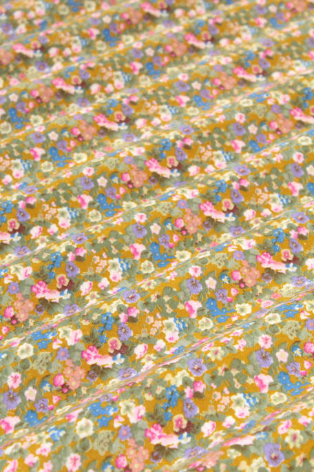 FLOWER double gauze keltainen