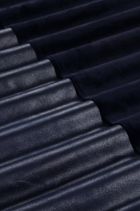 VISBY -keinonahka tummansininen