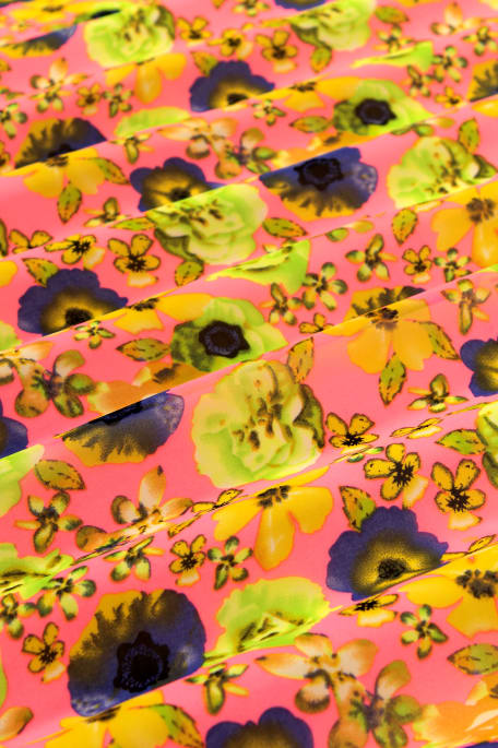 FLORAL NEON vaaleanpunainen