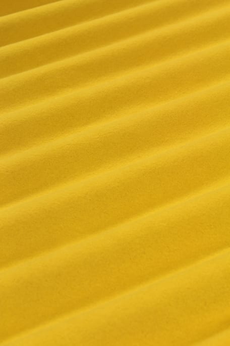 PUUVILLA FLEECE tummakeltainen