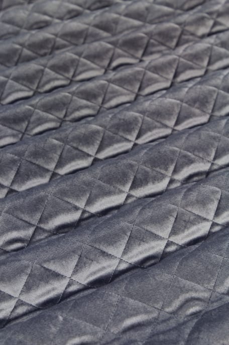 STEPPED VELVET harmaa