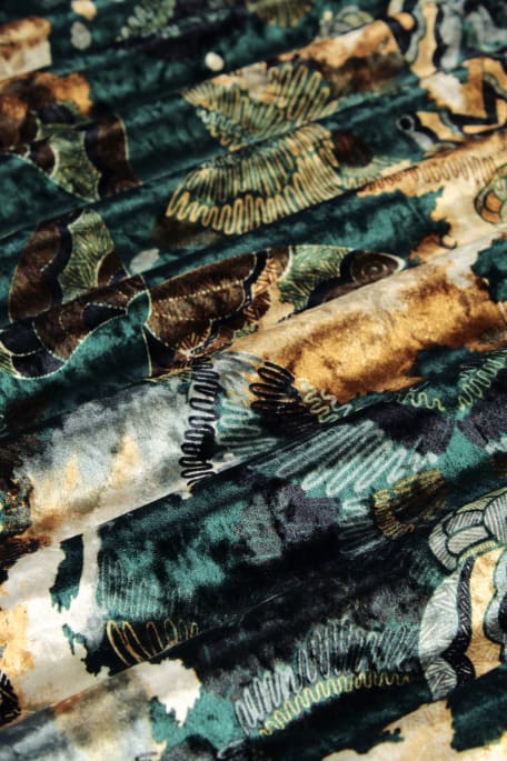 VELVET FOLIAGE tummanvihreä