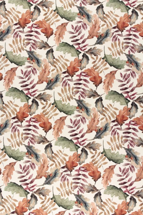 PUTOAVAT LEHDET ruskea