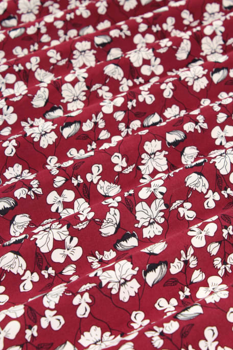 FLORALS viininpunainen