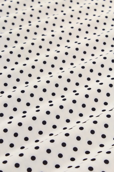 POLKA DOTS valkoinen