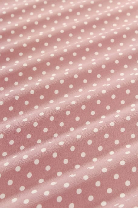 POLKA DOTS vaaleanpunainen
