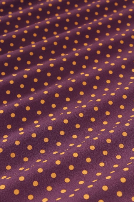 POLKA DOTS viininpunainen