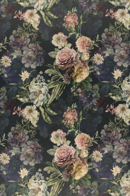 KUKKIEN YÖ -pimennyskangas tummansininen