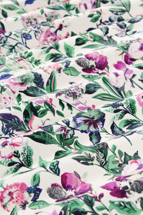 FLOWER ART valkoinen