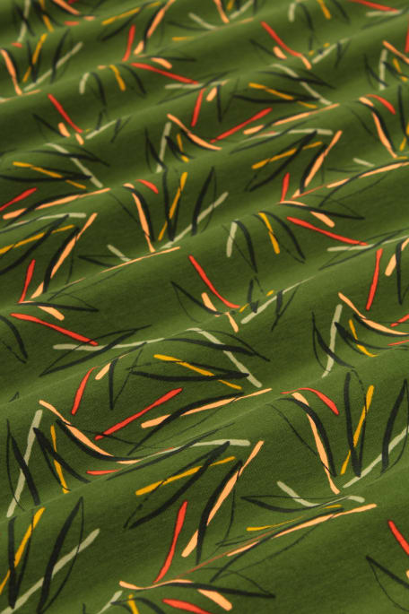 FANTASY STRIPES tummanvihreä