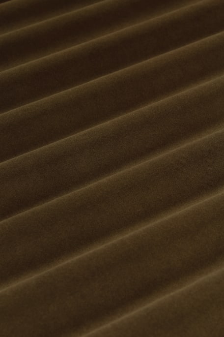 NAPOLI FR -sametti tummanruskea