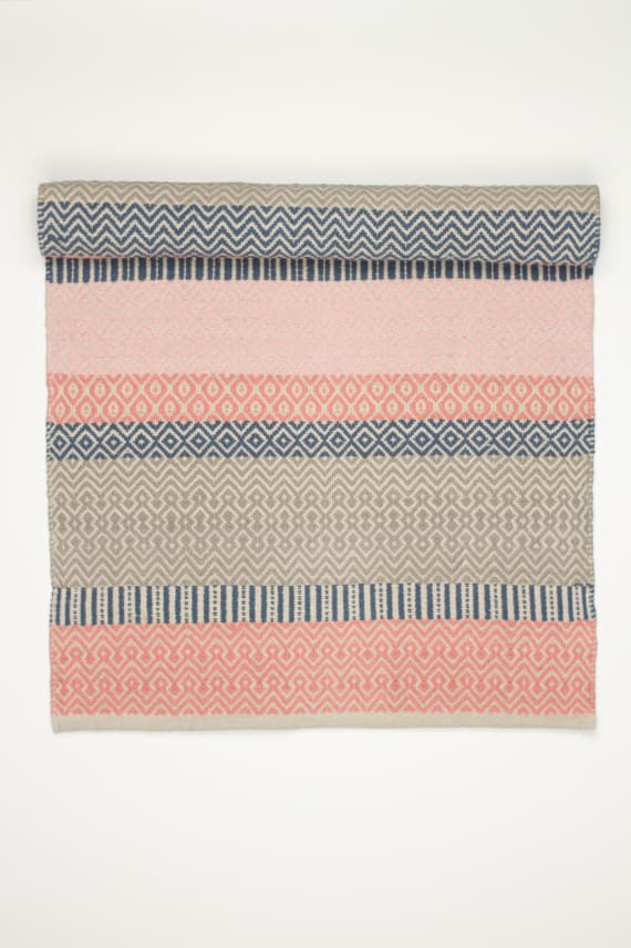 RUNO -matto 80x150 cm vaaleaoranssi