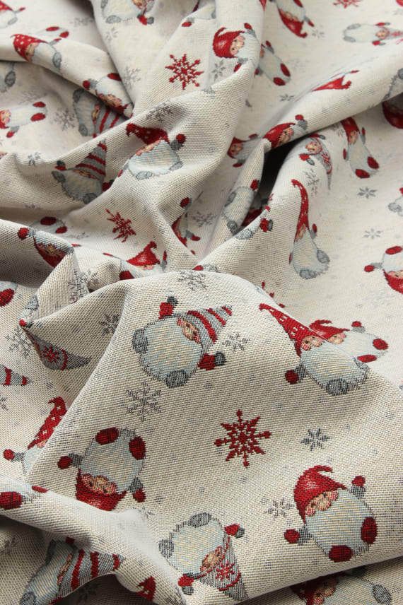 TONTTULEIKKI -gobeliini punainen