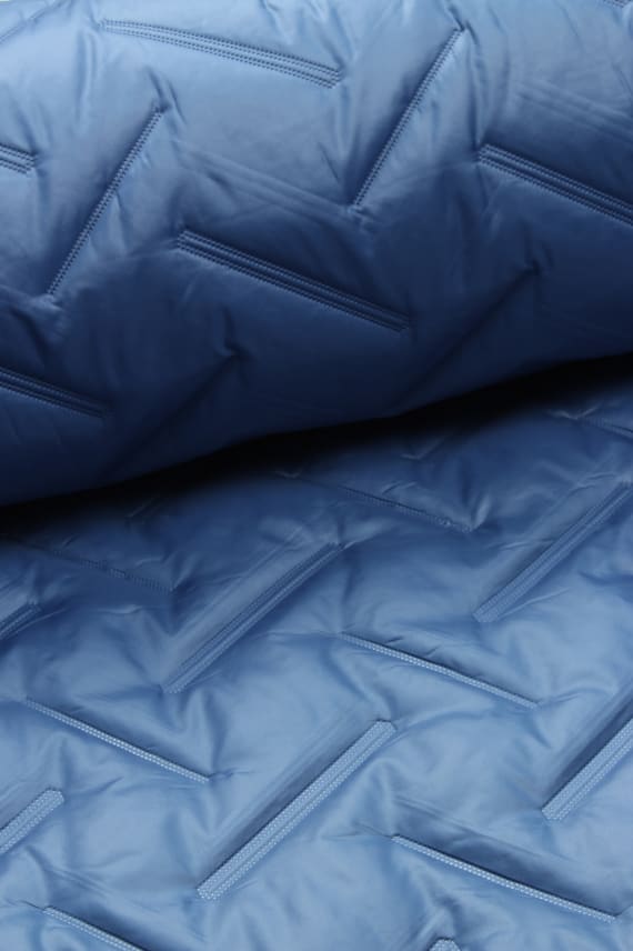 VIRNA -tikkikangas sininen