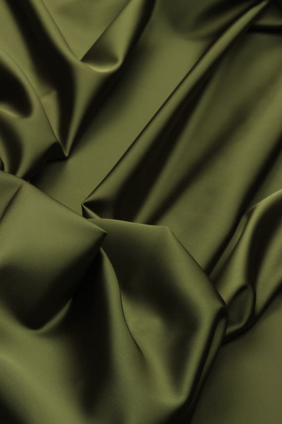 LUX SATIN STRETCH tummanvihreä