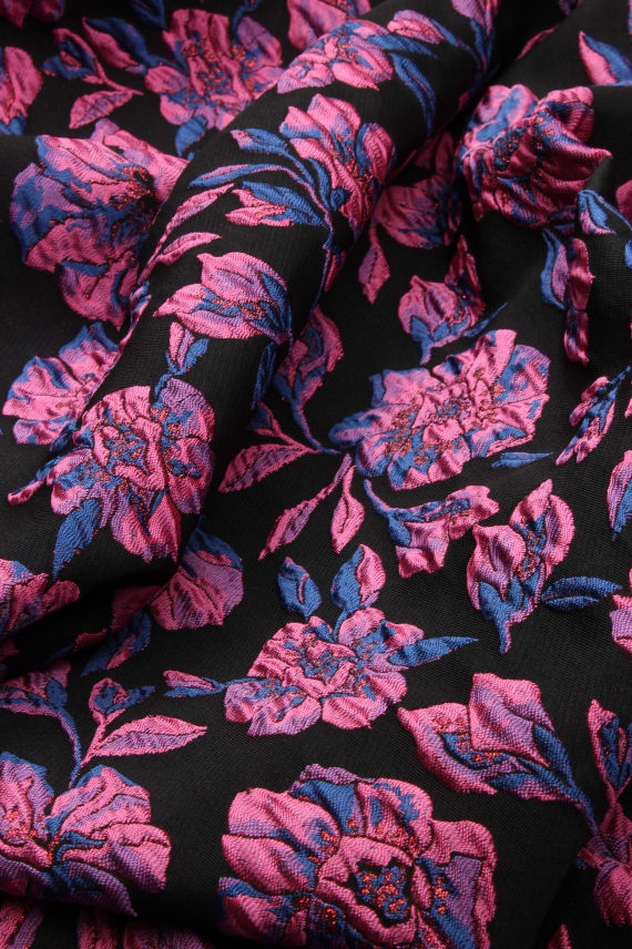 JILLIAN -jacquard aniliininpunainen