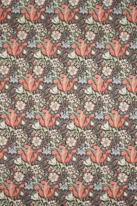 WM FLOWERY ruskea