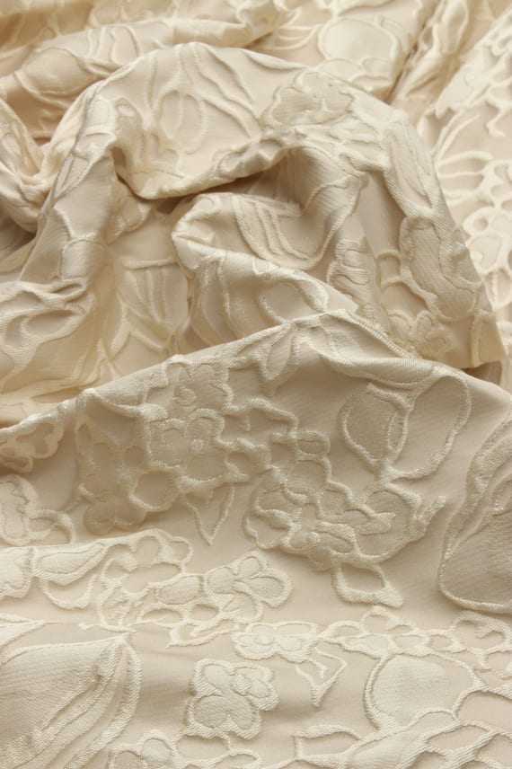 JACQUARD FLORA vaaleabeige