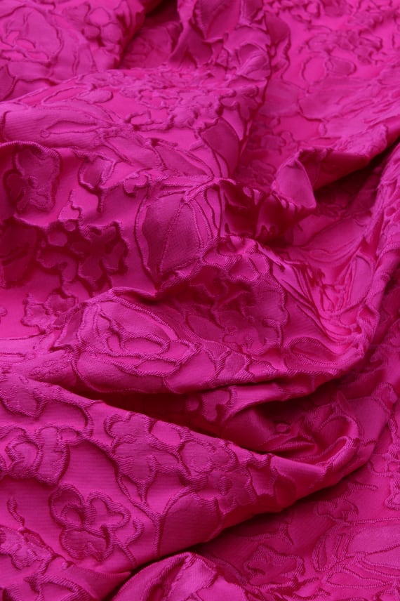 JACQUARD FLORA aniliininpunainen