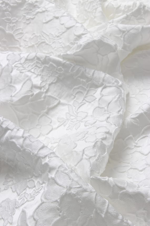 JACQUARD FLORENTINA valkoinen