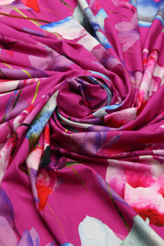 KESÄKUKAT -trikoo aniliininpunainen