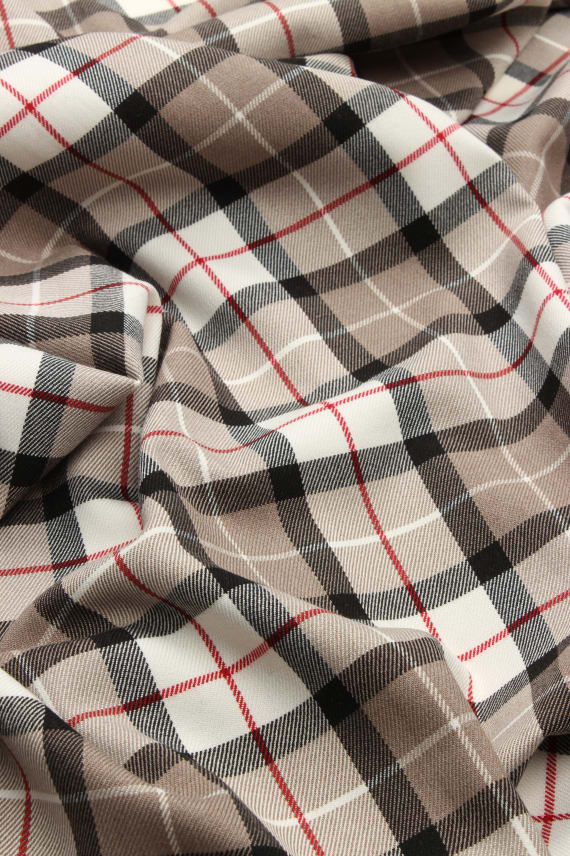 TARTAN TWILL ruskea