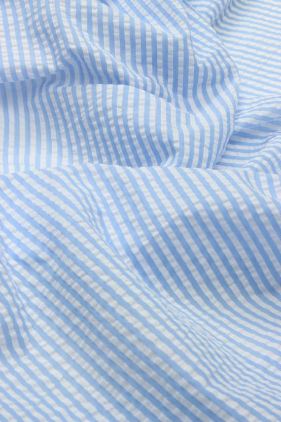 RAITA SEERSUCKER vaaleansininen