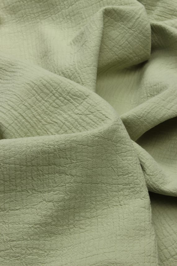 TUIJA -seersucker vaaleanvihreä