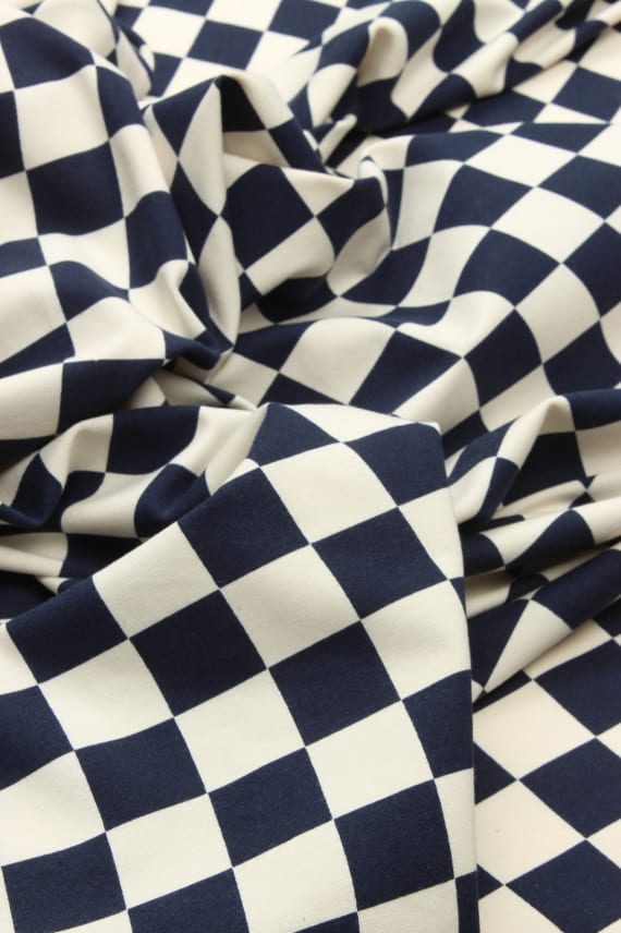 RUUTULIPPU -trikoo tummansininen