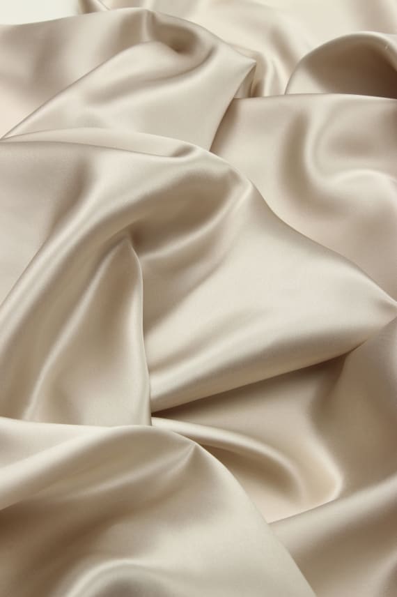 SILKKISATIINI LUX vaaleabeige