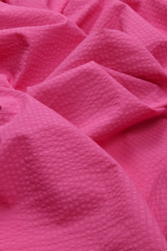 VENLA -seersucker aniliininpunainen