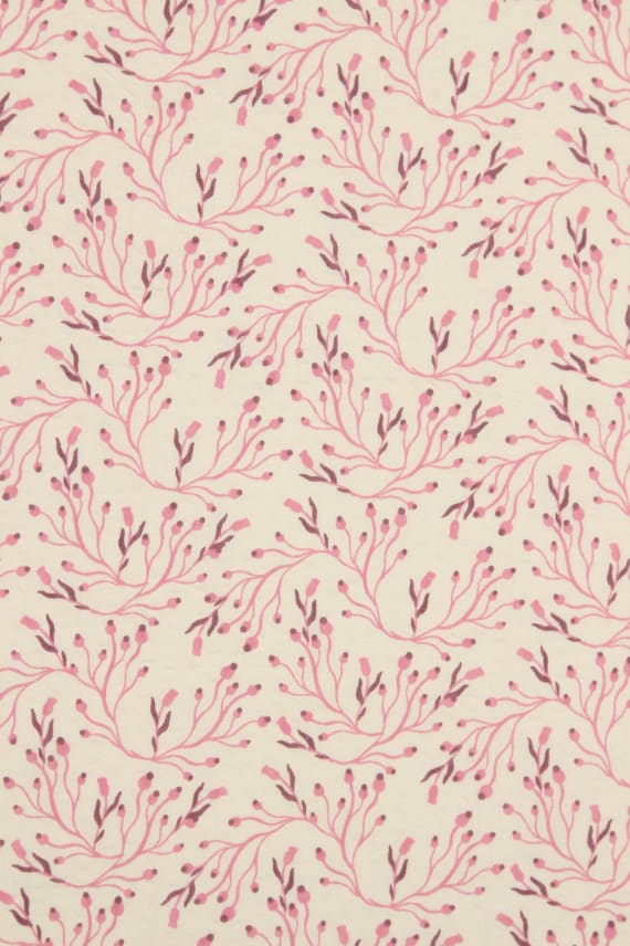 HENNI -seersucker aniliininpunainen