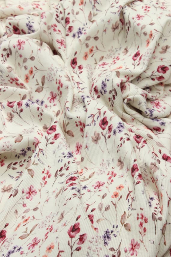 PIKKUKUKAT -ribbitrikoo luonnonvalkoinen