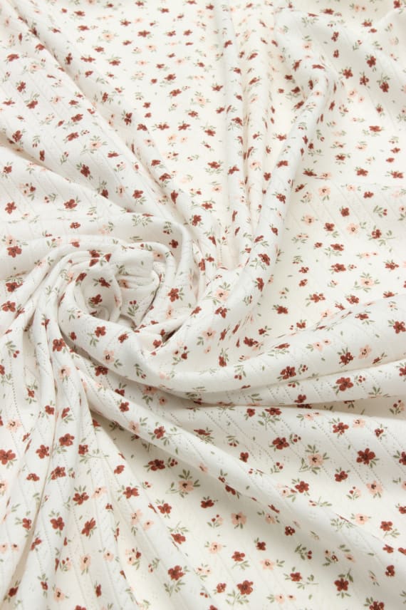 POINTELLE FLOWERS luonnonvalkoinen