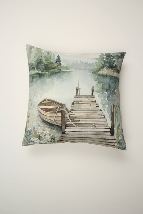 MÖKKILAITURI -tyynynpäällinen vihreä