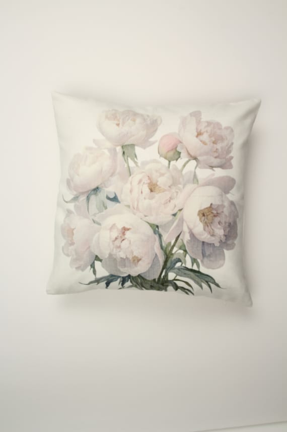 PASTELLI PIONIT -tyynynpäällinen vaaleanpunainen