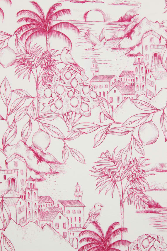 LEMON GARDEN aniliininpunainen