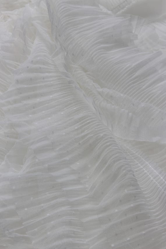 VOLANTES TUL valkoinen