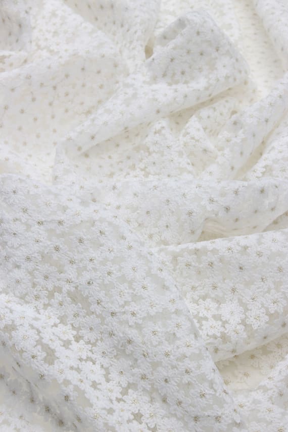 BORDADO MARGARITA valkoinen