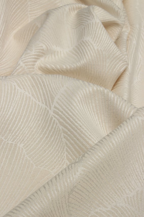 RIUTTA -jacquard luonnonvalkoinen